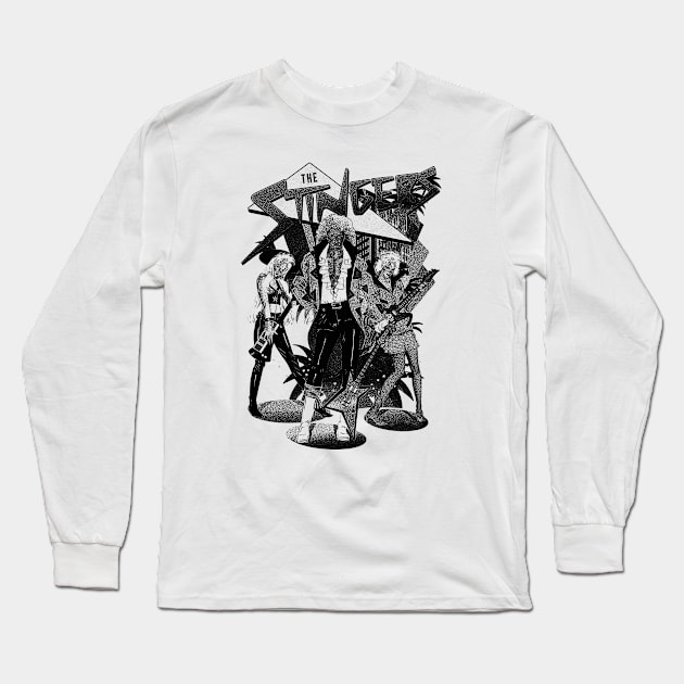 DarKBlacK -Jem And The Holograms The stringers Long Sleeve T-Shirt by WuTangStore